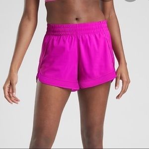 EUC Athleta Mesh Racer Run Short